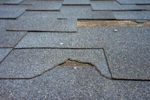 Asphalt Roof Old Damaged Shingles Roofing Repair Southlake